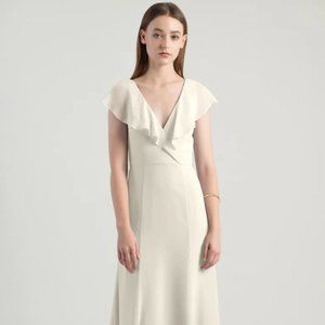 Jenny Yoo Rochelle gown winter white